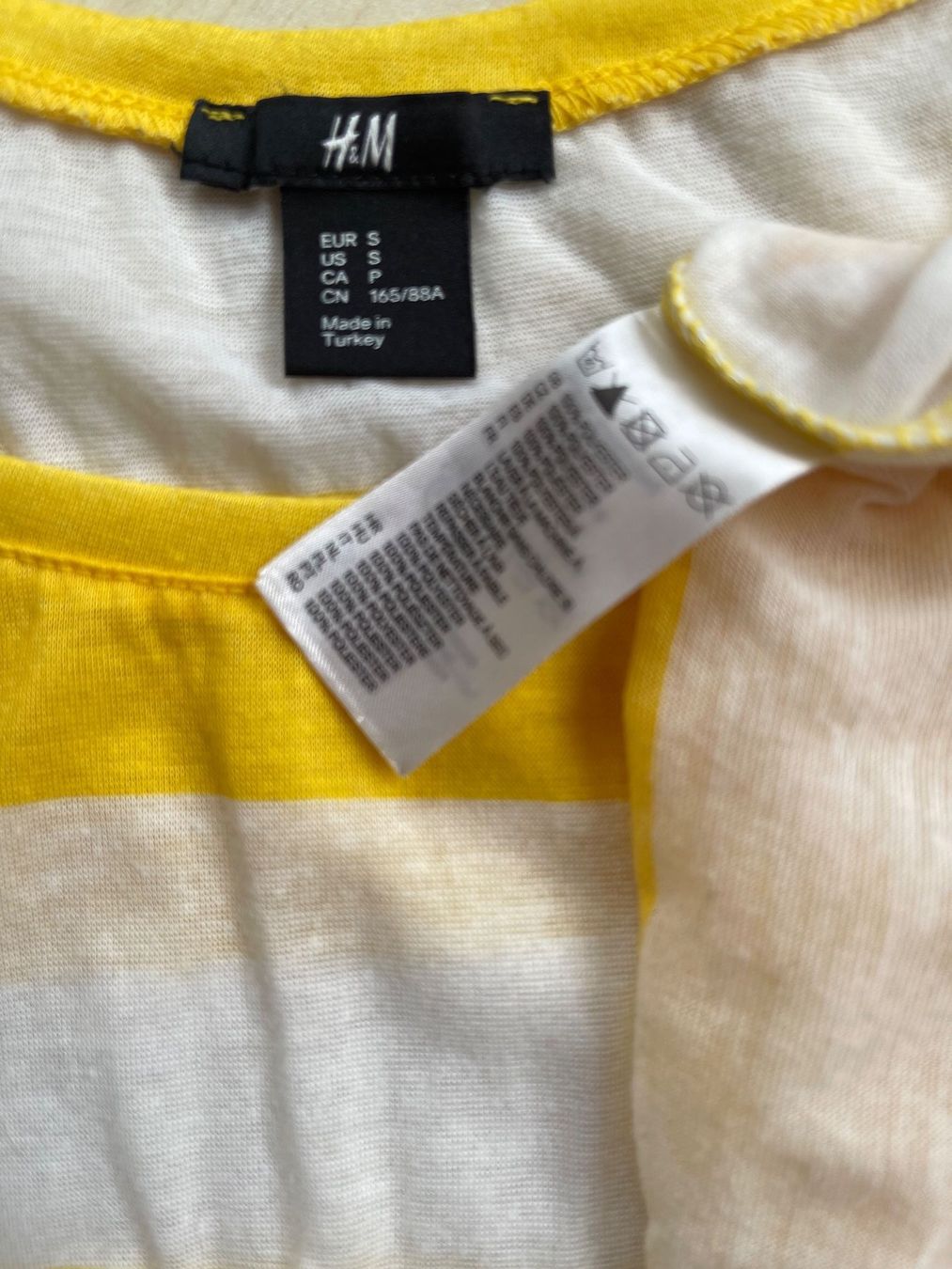 H&M Top: H&M  S M Neu/NP15CHF  Gelb – Nuovo (secondo la descrizione) da Kölliken venduto da Prscoo 3