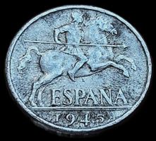 SPANIEN 10 CENTIMOS 1945