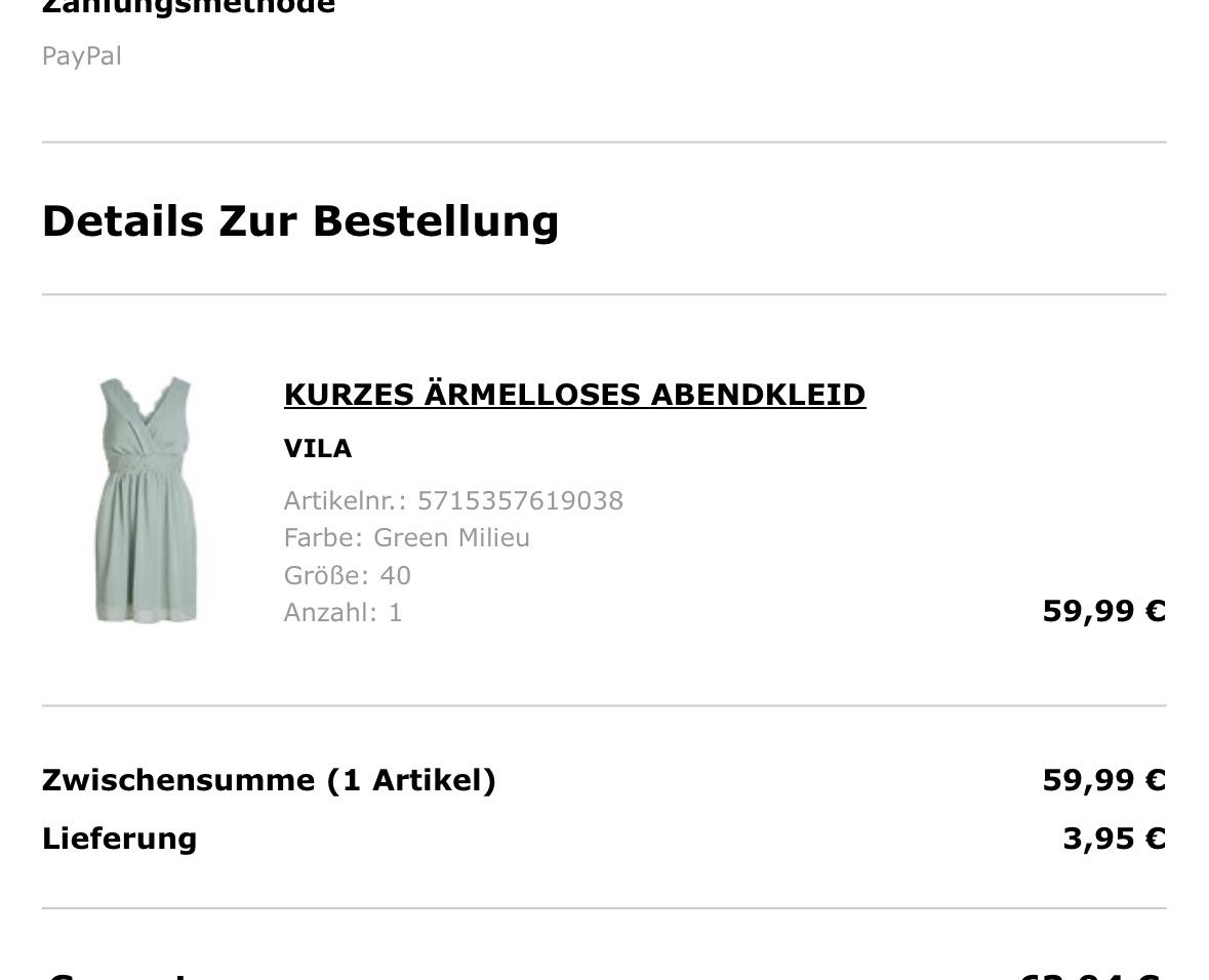 Vila Kleider: Kleid – Neu und originalverpackt aus Zürich von ziaa 1