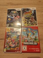 Nintendo Wii Spiele Sammlung, 4 Stück, guter Zustand mario