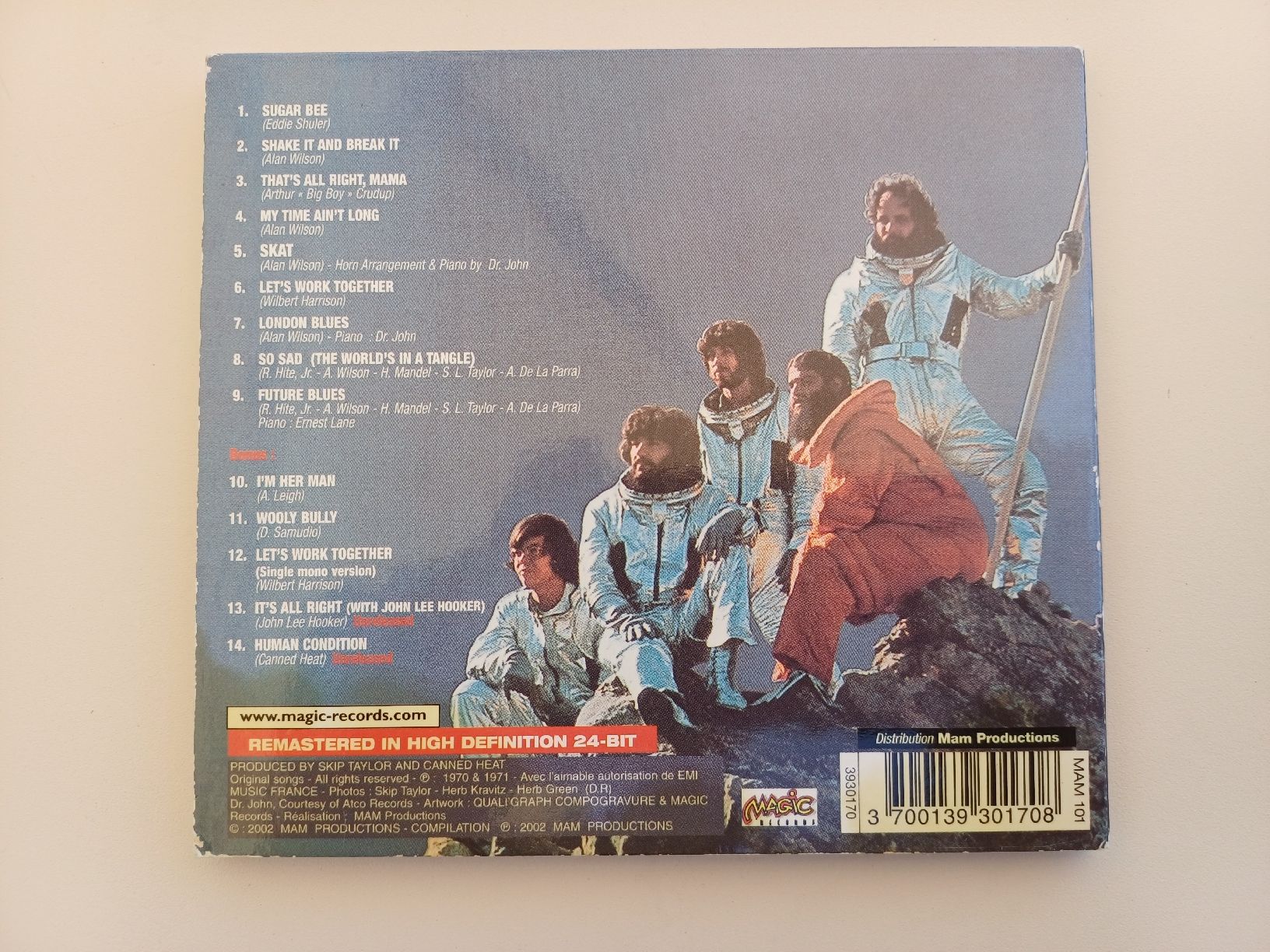 CDs: Canned Heat "Future Blues" CD digi – Neu (gemäss Beschreibung) aus Begnins von Drastic-Sound 1