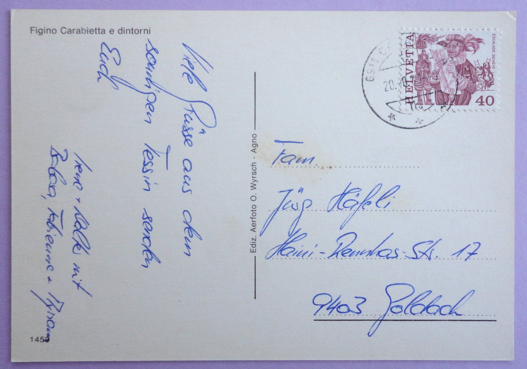 Cartoline postali: Figino Carabietta e dintorni – Usato da Fétigny venduto da Billy2miny 1