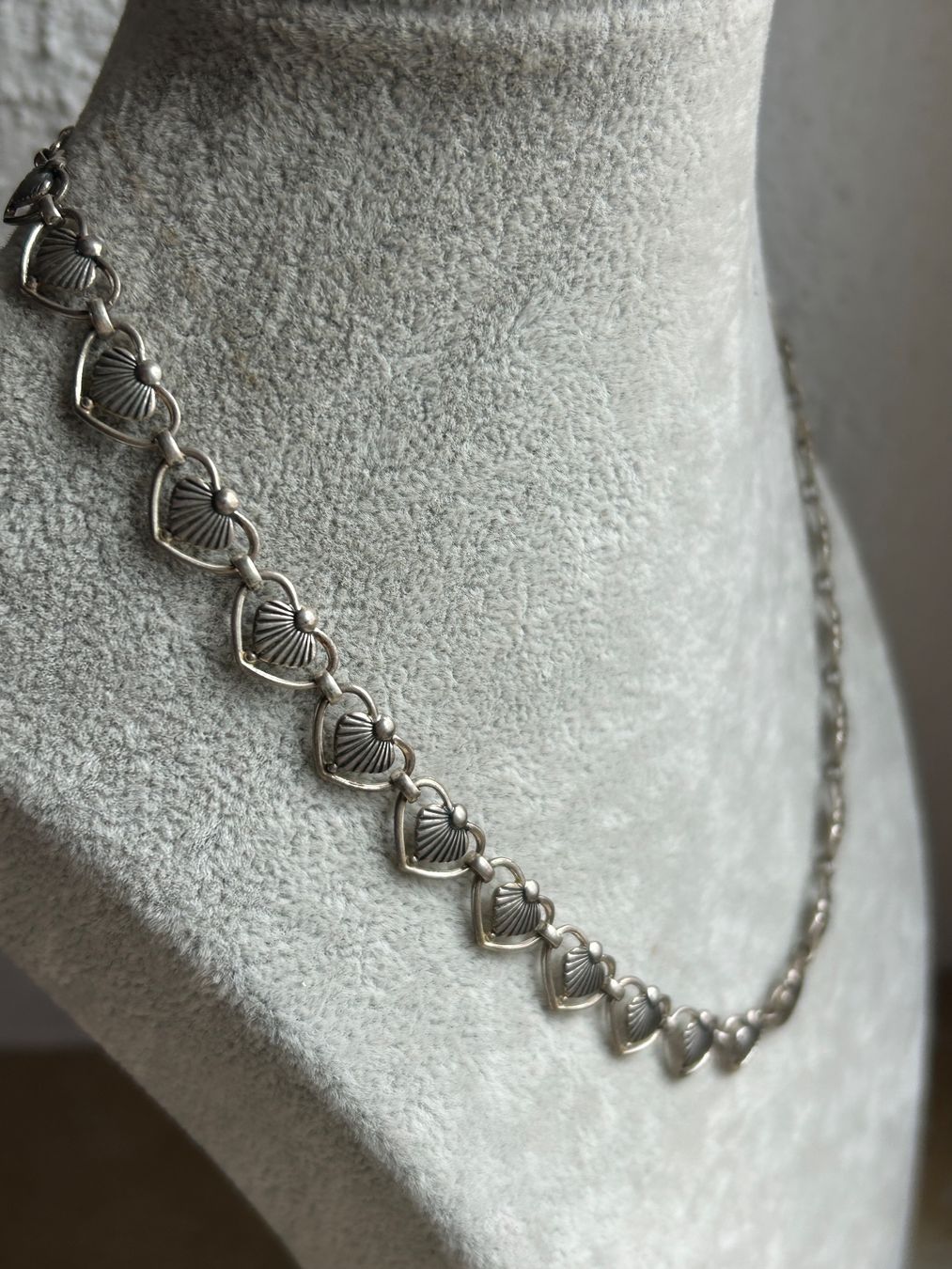 Catenine: Halskette, HERZEN Silber – Usato da Basel venduto da bellespirit 2