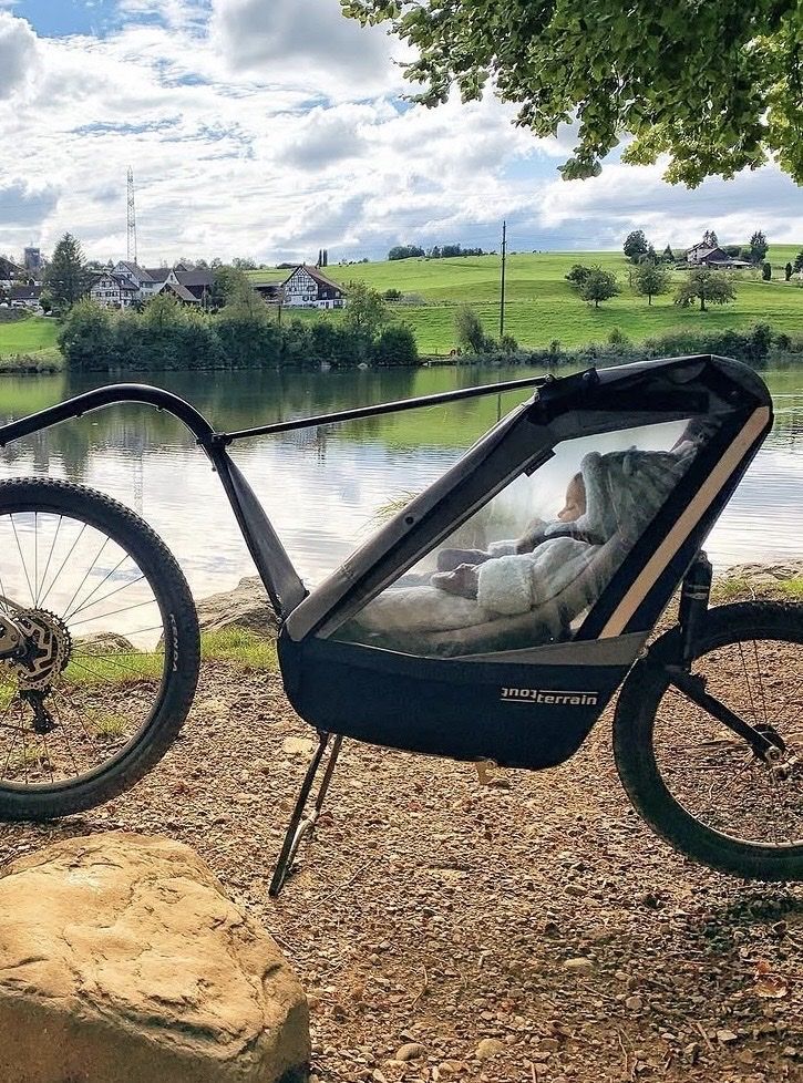 Tout Terrain Rimorchi: Gefederter Bike-Kinderanhänger – Usato da Horgen venduto da BondZH