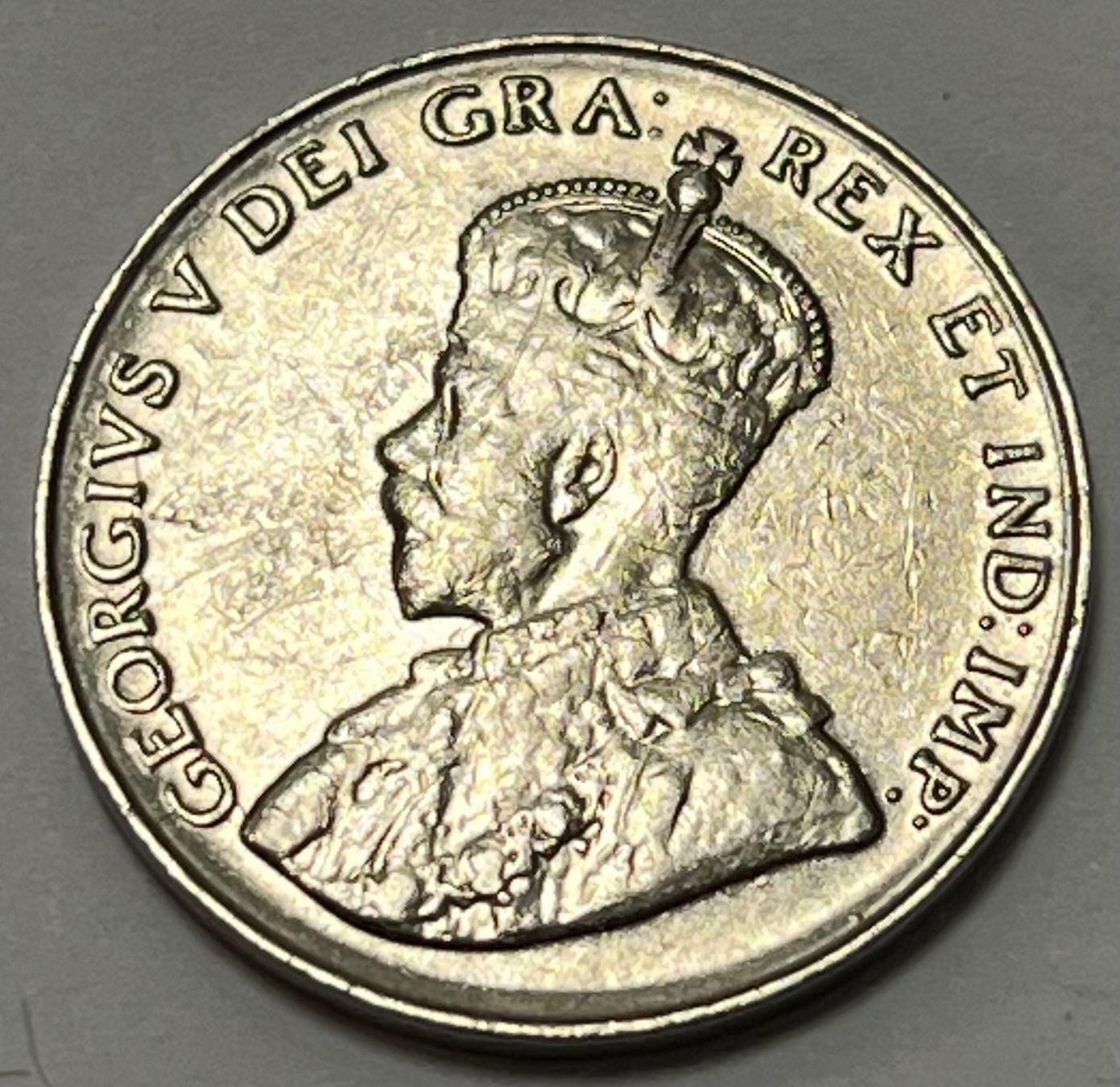 Tutti le monete: 5 Cent - George V  - Canada - 1935 – Usato da Dietikon venduto da Numis8953