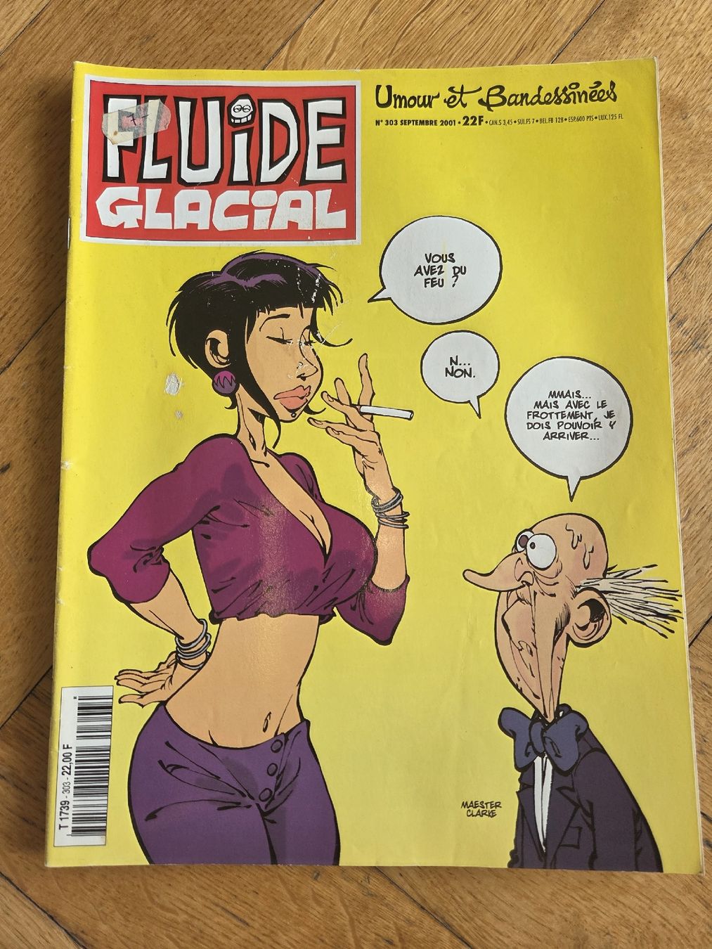 Fumetti: Fluide Glacial N°303 Septembre 2001  – Usato da Territet venduto da Cenh