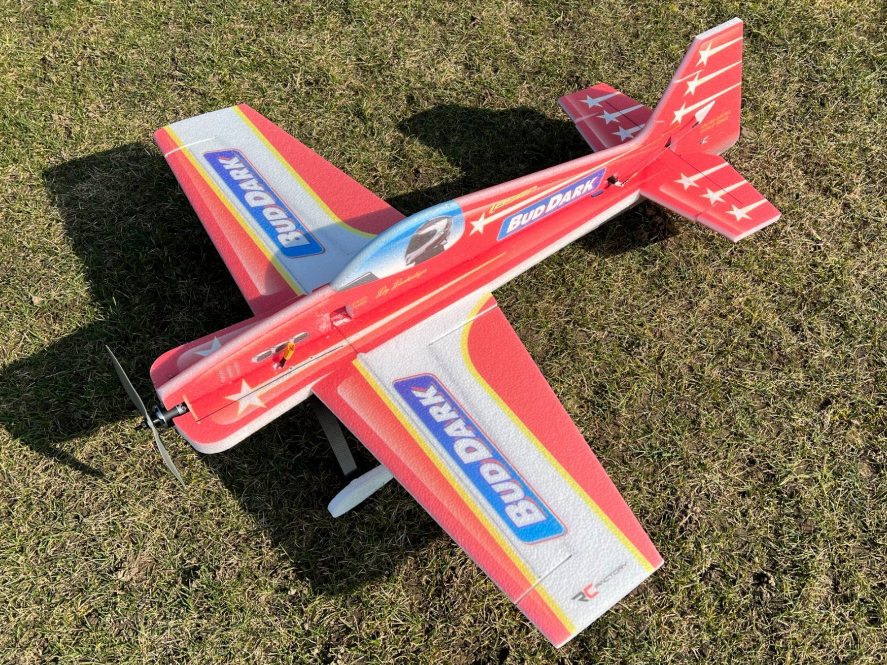 RC Modellbau: Laser XL rot - Spw 1060mm, KIT-Version aus EPP von RC-Factor – Neu und originalverpackt aus Entlebuch von Hebu 3