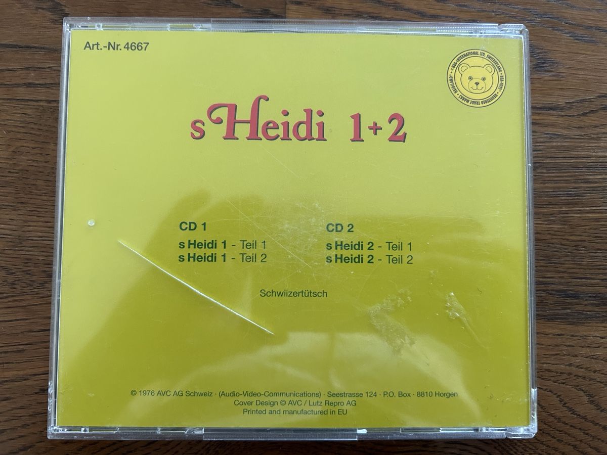 CDs: s Heidi 1+2 2 CD Schweizerdütsch      – D'occasion à Wolhusen par eve_m6cg 3