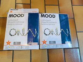 Lot 2x silhouettes lumineuses LED MOOD 