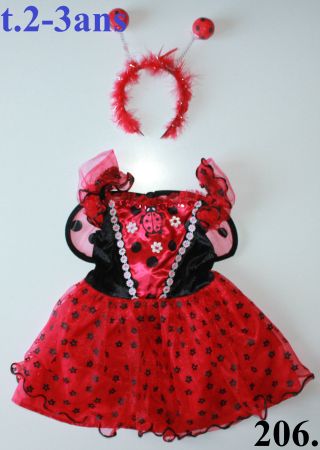 Costume coccinelle / Marienkäfer t. 2 - 3 ans