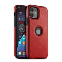 Leder Handyhülle Case Schutzhülle für iPhone 13 Mini Rot