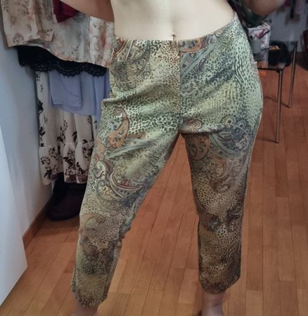 ALFREDO PAULY Hose mit Muster, Gr. XL, bequem und leicht