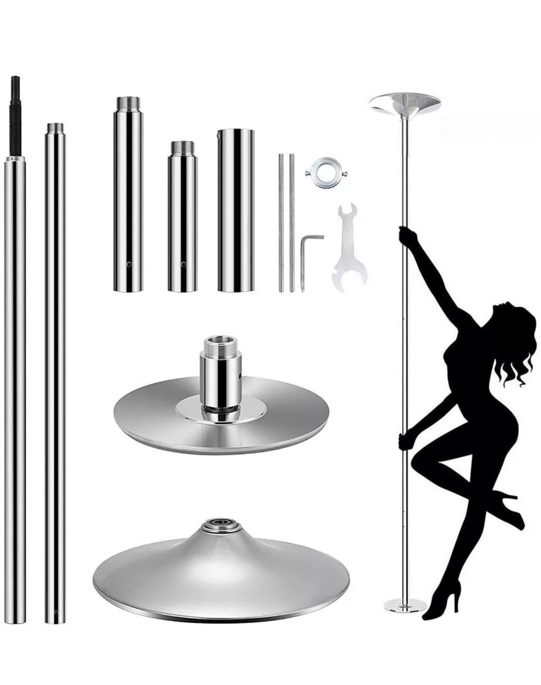 Hometrainer: Prof Pole Dance Tanzstange 45mm Einstellbare Länge Stangenta – Nuovo e nell'imballaggio originale da Amriswil venduto da JaJa-Express