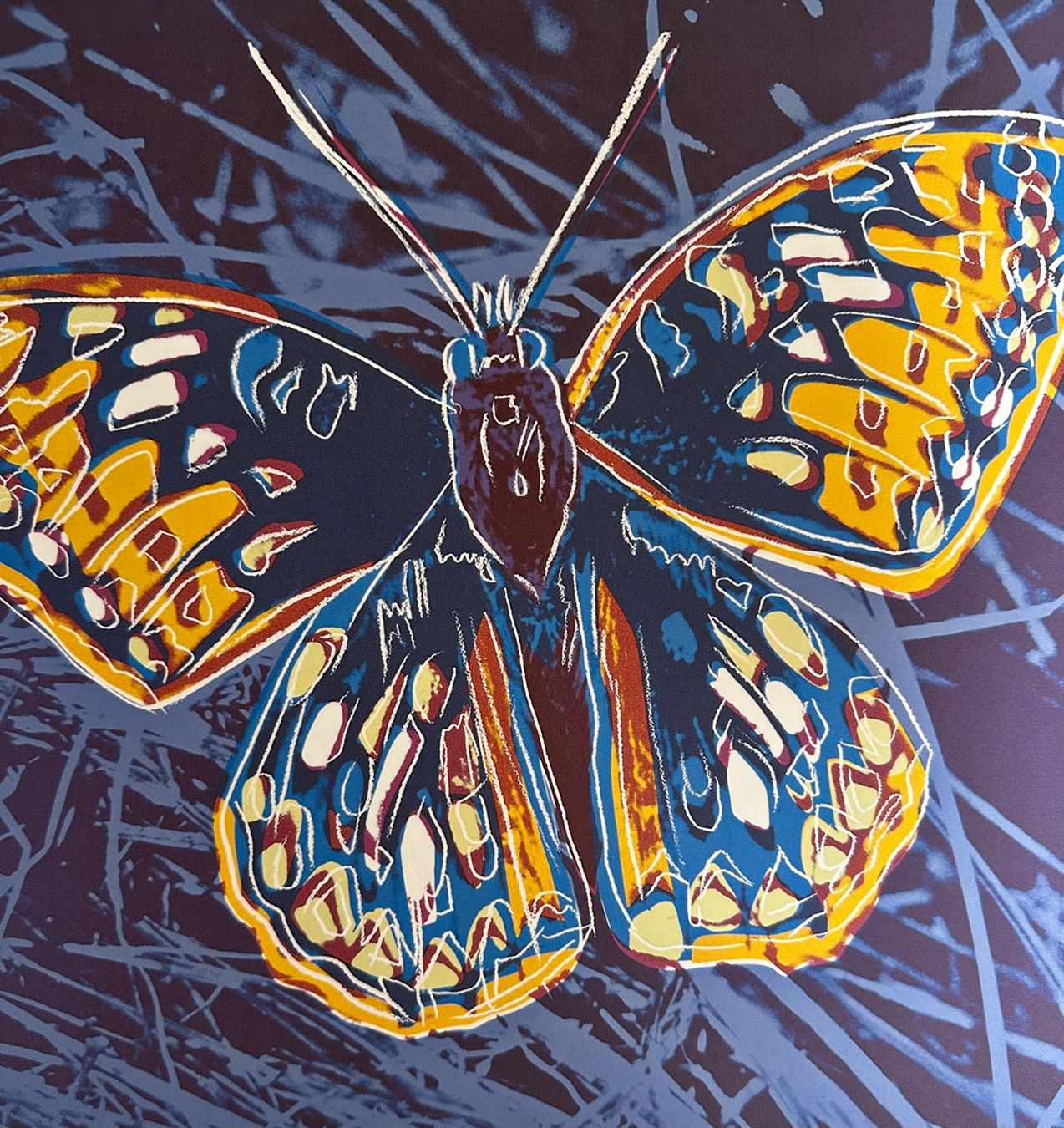 Dipinti: Warhol: Butterfly, POP Art 51/100 – Nuovo (secondo la descrizione) da Meilen venduto da Smgdesign 5