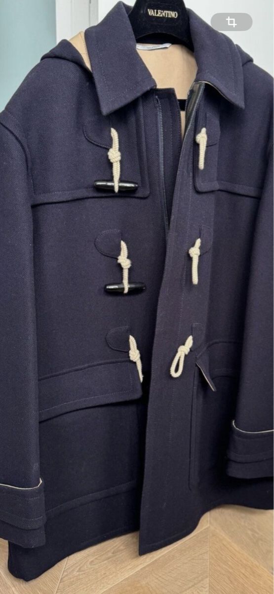 Valentino Giacche: Valentino Dufflecoat Gr. 48 Navy - Herbstmantel – Nuovo (secondo la descrizione) da Hägglingen venduto da Supreme65