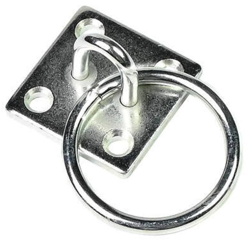 Piatti di portata: Augplatten mit Ring 6 mm / Anbindering   Grösse: 50x50 mm – Nuovo e nell'imballaggio originale da St. Gallen venduto da schnaeppchen-preise