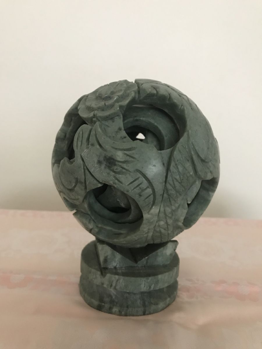 Statuette: Kugel Specksteinfigur – Usato da glattbrugg venduto da tto_9tyc