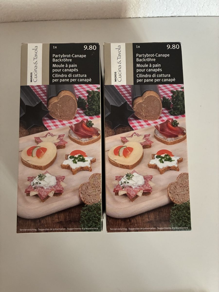 Migros Teglie da forno: 2 Herz Backröhren Neu – Nuovo e nell'imballaggio originale da Burgdorf venduto da Calvia
