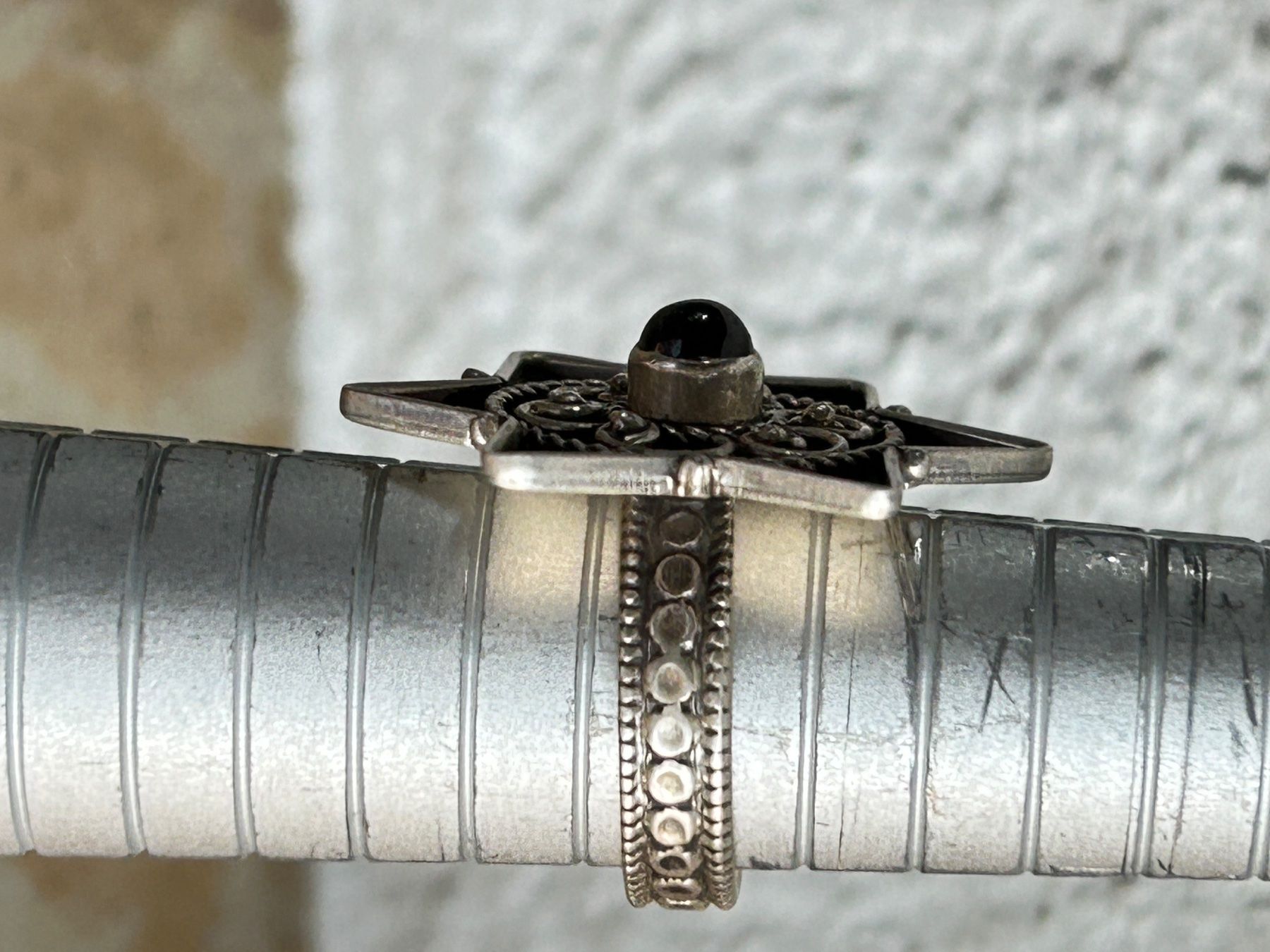 Anelli: Vintage Ring, Silberring STERN / Grösse 56 – Usato da Dittingen venduto da Bellevista 5