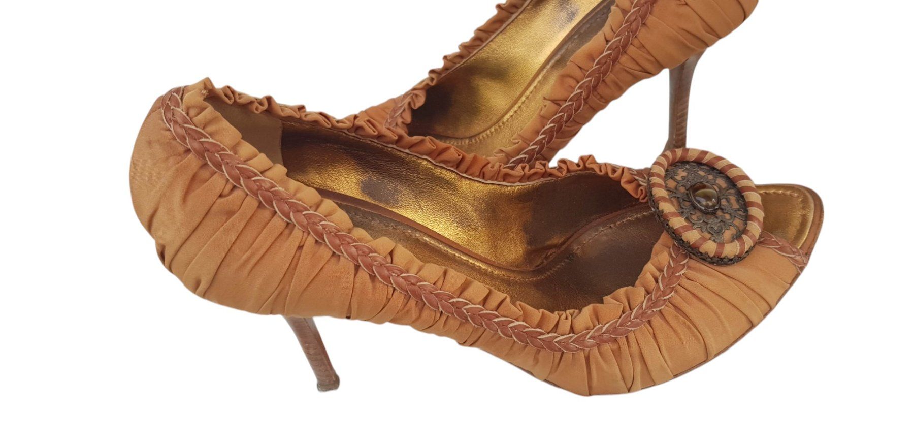 Scarpe da donna: Pumps Peeptoe Leder – Usato da Mörschwil venduto da wunderkiste44 4