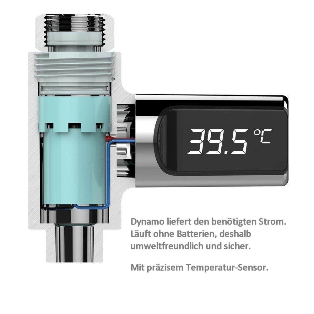 Altro per la casa: Dusch-Thermometer mit LED-Display – Nuovo e nell'imballaggio originale da Giubiasco venduto da news-shop 4