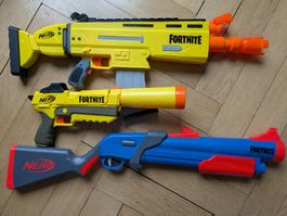 Nerf Fortnite Blasters Set, 3 Stück, Top Zustand!