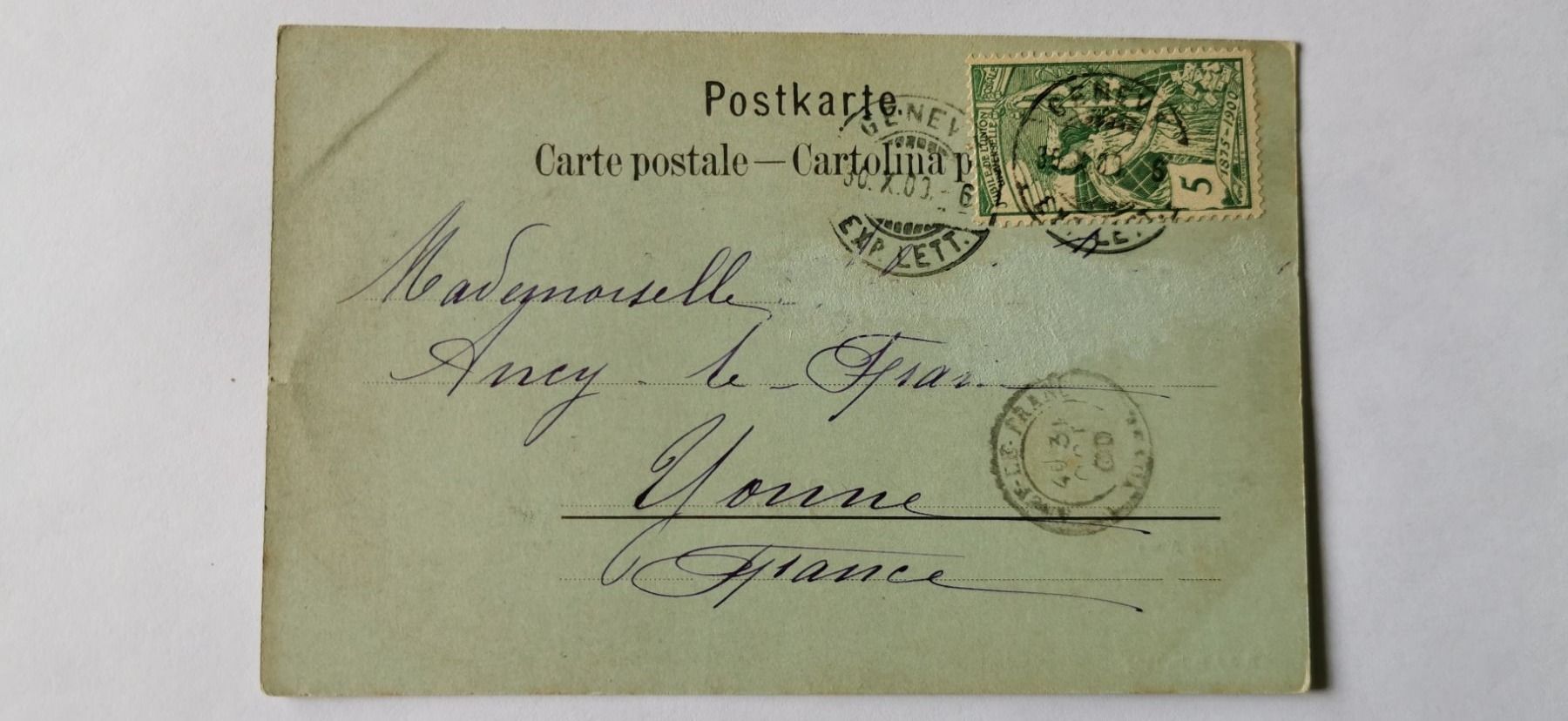 Tutti i francobolli: Postkarte 1900 – Usato da Aadorf venduto da Chnorli-Furz