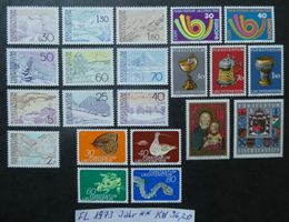 FL 1973 Jahr postfrisch zu 10% Katalog!!