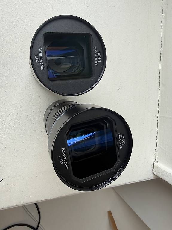 Obiettivi: 2 Objectifs SIRUI Anamorphiques Sony E-Mount 1.33x – Usato da Genève venduto da dlo_z7jv 1