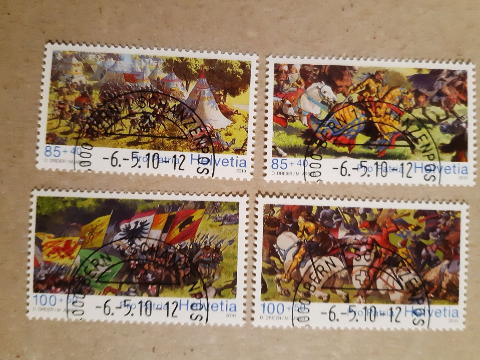 Tutti i francobolli: Pro Patria, ET, 2010 – Usato da Deitingen venduto da septima10