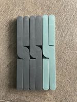 Klappbare Pfannenuntersetzer aus Silikon / 3er Set - NEU!