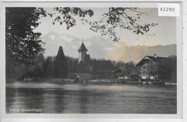 Scherzlingen vom See aus