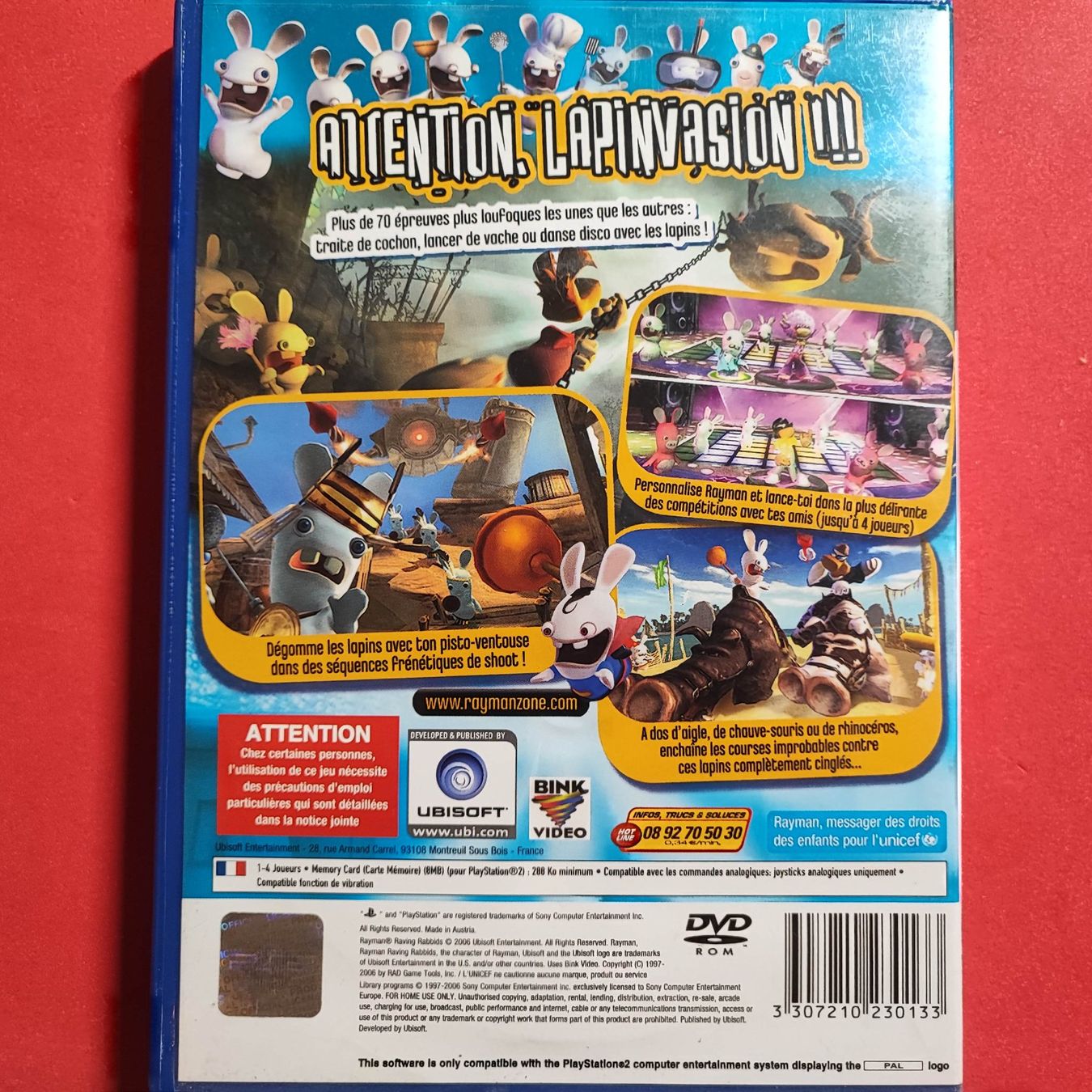 Sony Giochi: Rayman - LES LAPINGS CRÉTINS - PS2 – Usato da Dübendorf venduto da kb86_MOVIE 1