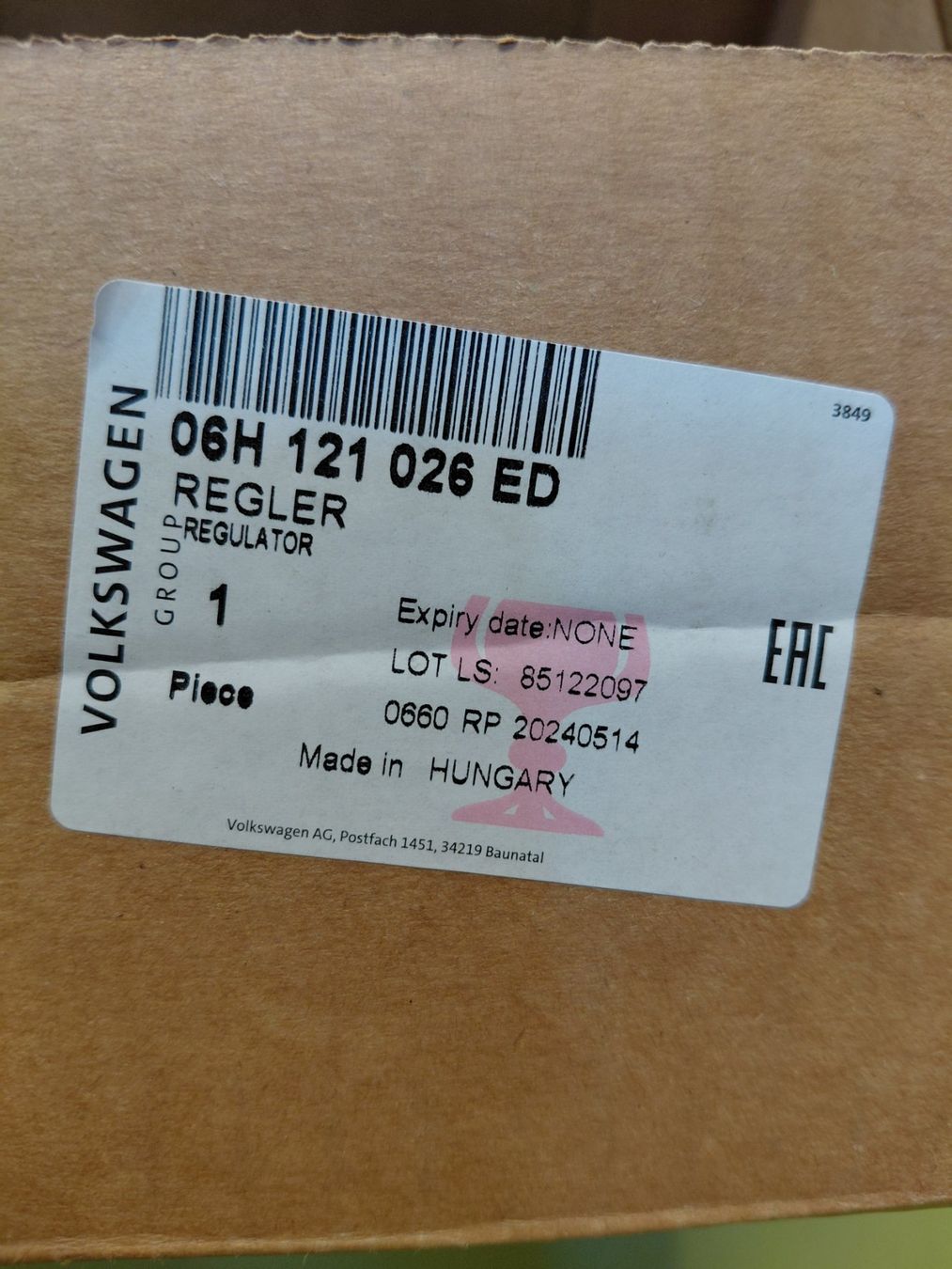 VW Alle Autoersatzteile: Wasserpumpe 06h121026ED – Neu und originalverpackt aus Bern von amagbern 2