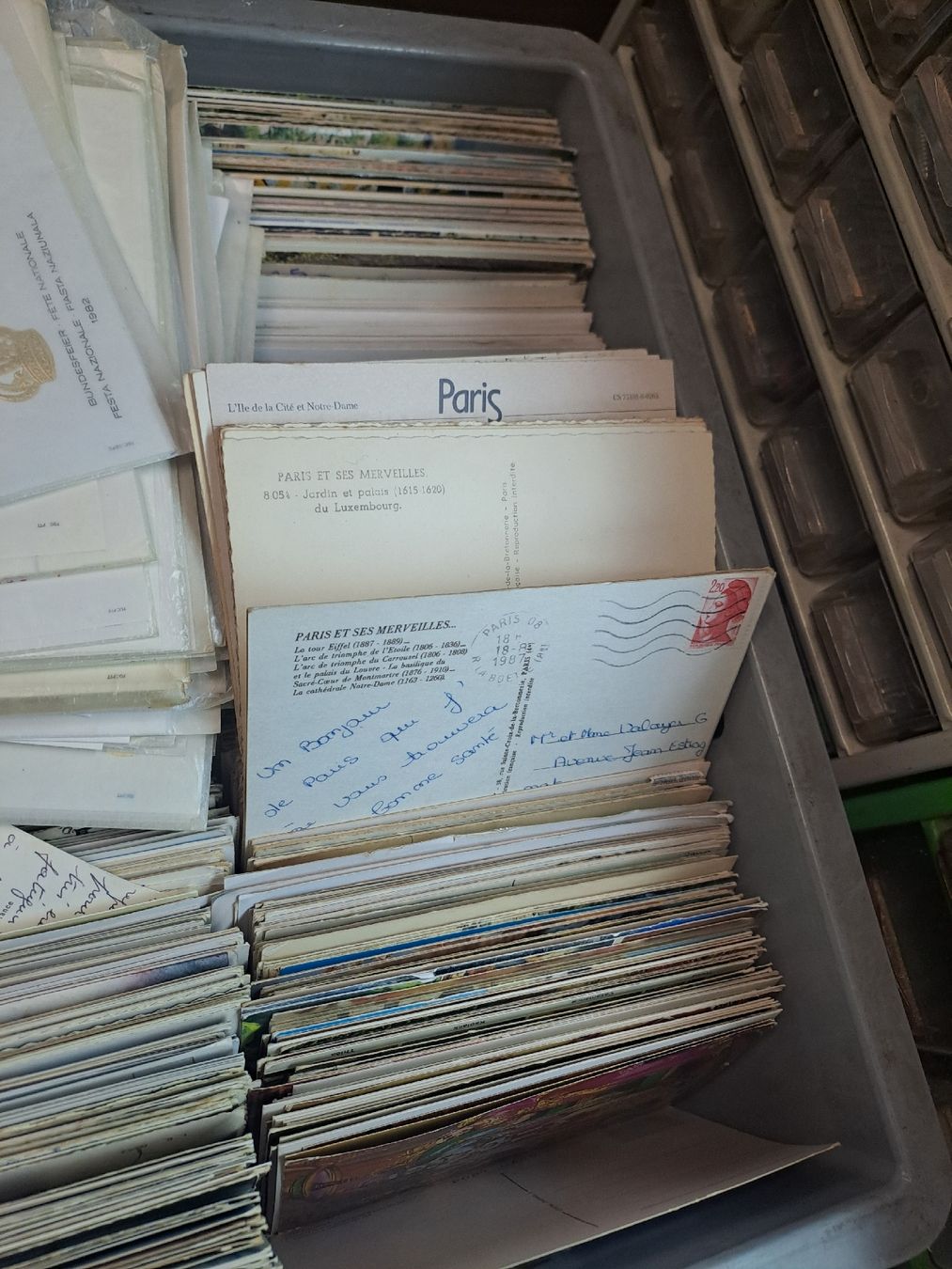 Alben: Briefmarken,brief,ansichtskarten  – Gebraucht aus Basel von Prodan95 1