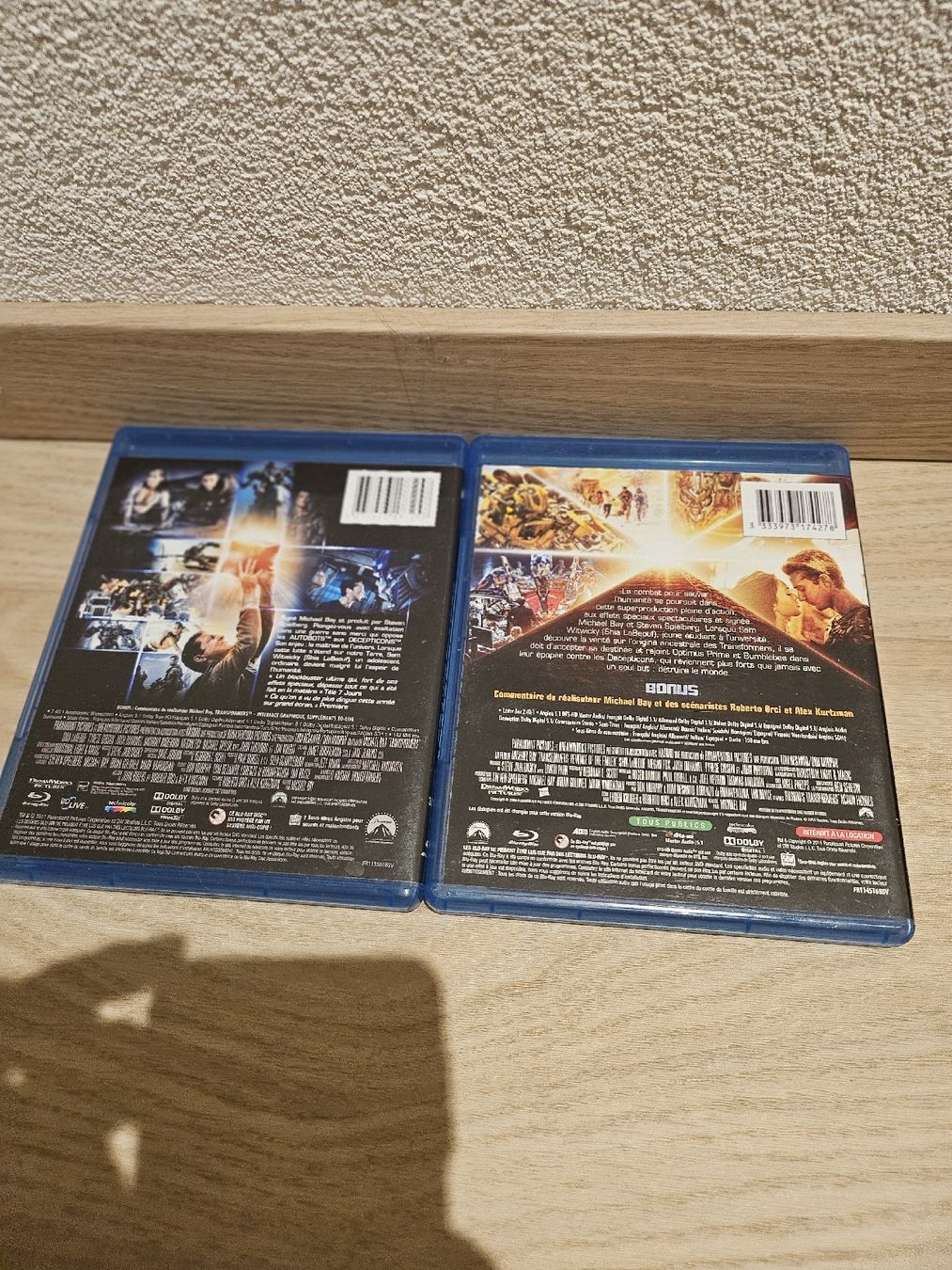 Tutti i DVDs: Lot de 2 Blu-ray Transformers 1 & 2 – Usato da La Joux FR venduto da car_ck96 1