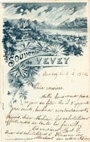 Vevey   VD      -   LITHO   -       en 1 9 0 0