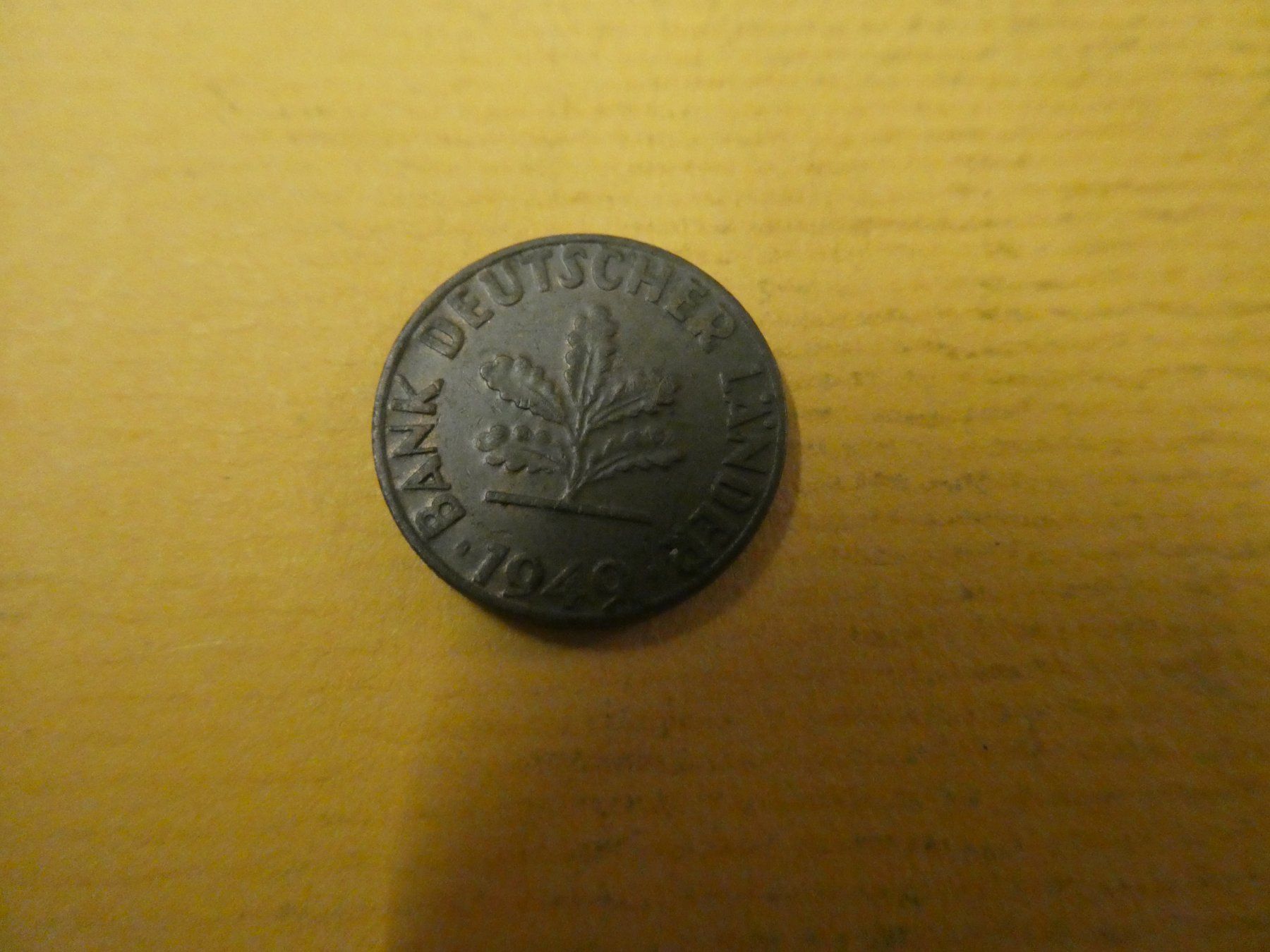 Alle Münzen: Deutschland 1949 J, 1 Pfennig – Gebraucht aus Hinterforst von rohusri 1