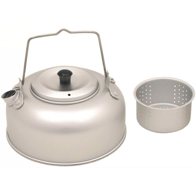Wasserkocher: Camping-Teekessel aus Aluminium mit Sieb, 900 ml – Neu und originalverpackt aus Neerach von Northernbreeze
