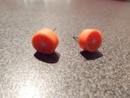 Ohrstecker Orange