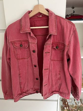 Jeansjacke Pink