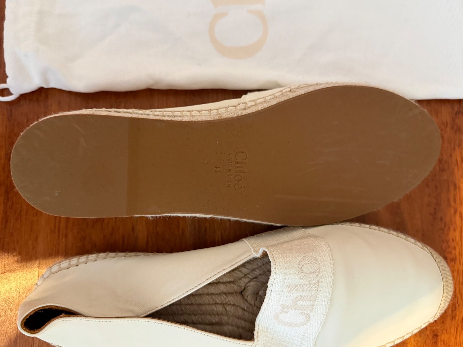 Chloé Scarpe da donna: Chloe Espadrilles white leather - 41 - perfect condition – Usato da Zollikon venduto da mar_dm78 4