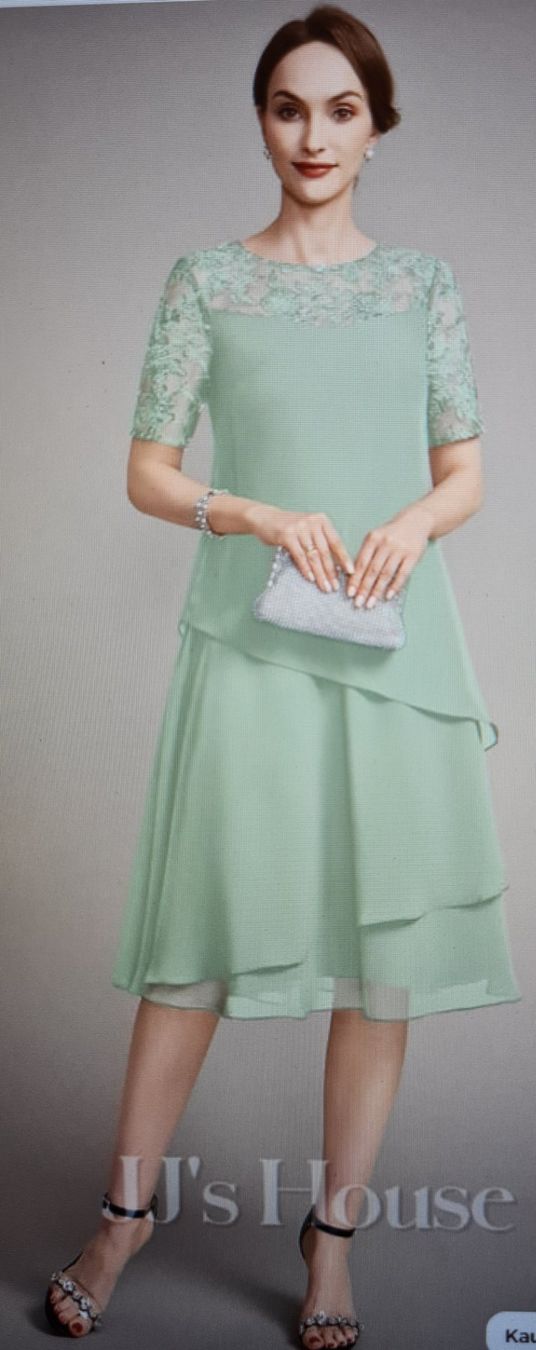 JJ’s House Vestiti: Elegantes Chiffonkleid Hochzeit Cocktail – Usato da Allschwil venduto da Blaujera