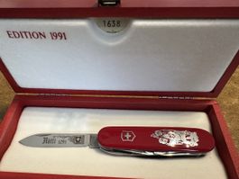 Victorinox Sammlermesser "Rütlischwur 1291" neu, OVP, 1991