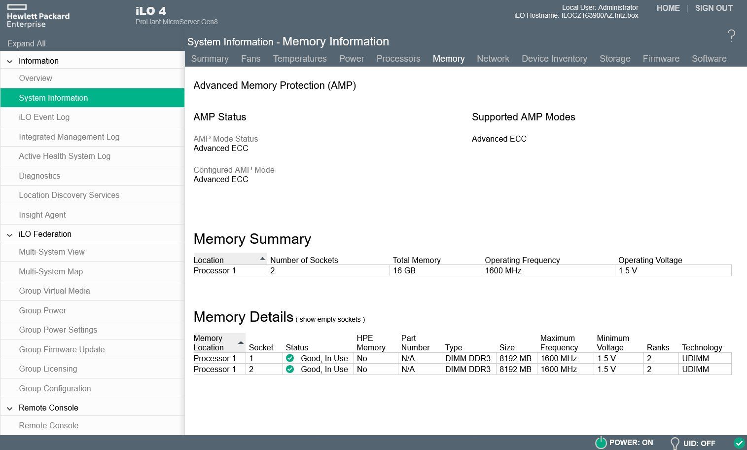 Hewlett Packard Server: HP ProLiant MicroServer Gen8 16GB – Gebraucht aus Lausanne von Conradind 9