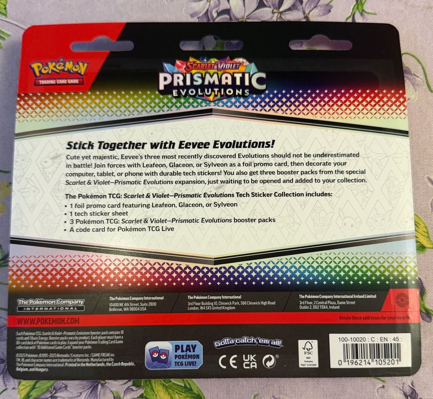 Pokémon Carte collezionabili: Pokémon - Prismatic Evolution - Tech Sticker Collection - EN – Nuovo e nell'imballaggio originale da Meyrin venduto da mat_y78m 1