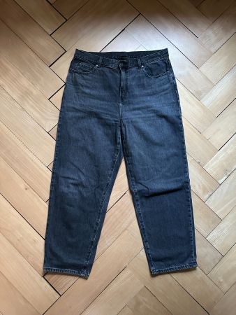 UNIQLO - Wide Leg Jeans dunkelgrau W30
