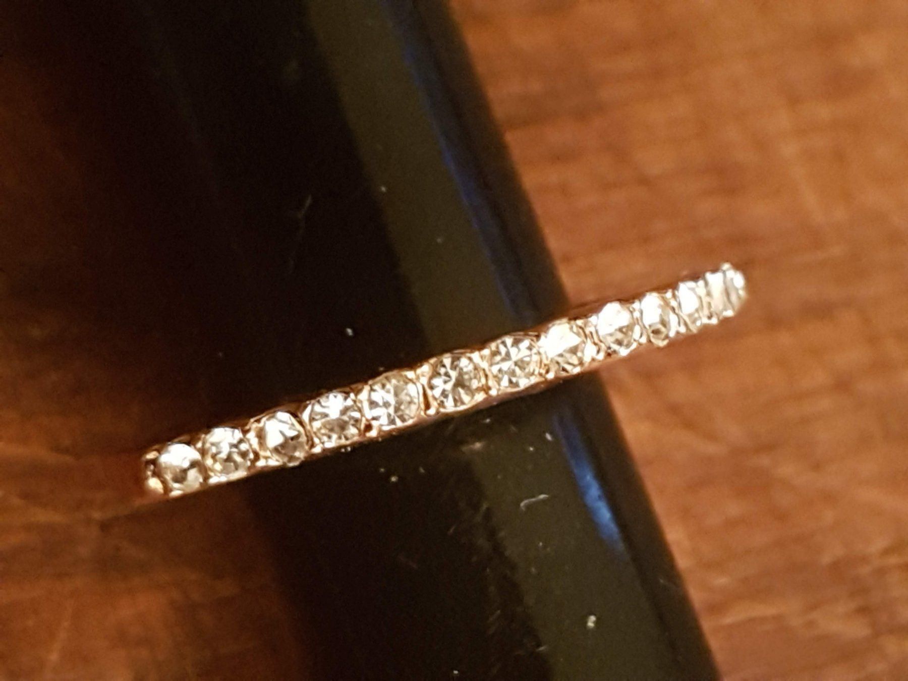 Anelli: Cocktail Ring 16mm goldfarben Glitzerst. – Usato da Ettingen venduto da Maranathatalitha 2