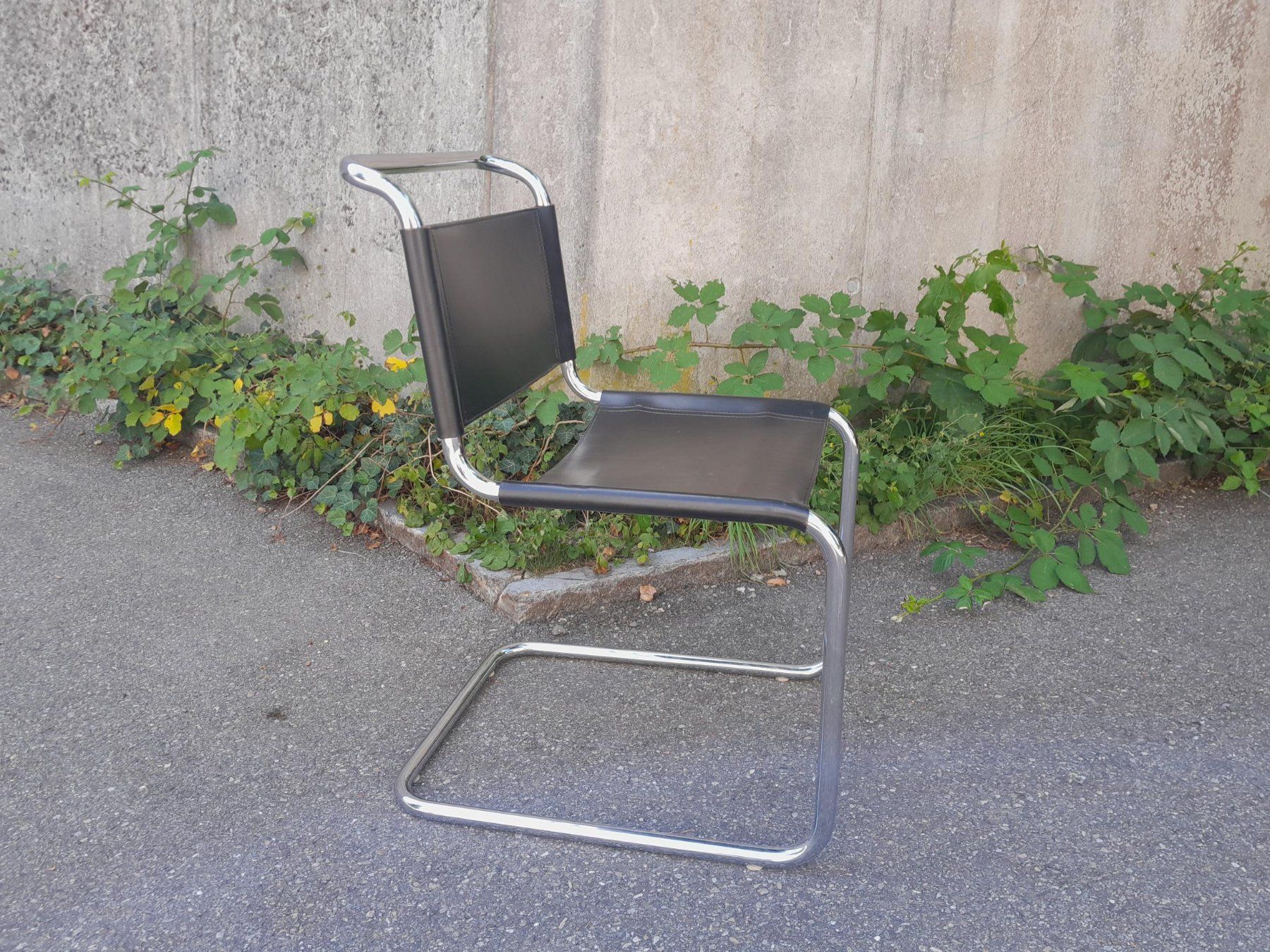 Chaises: Vintage Leder Freischwinger – D'occasion à Männedorf par Bel-view 9