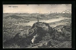 Zürich, Hotel Uetliberg mit Stadttotale
